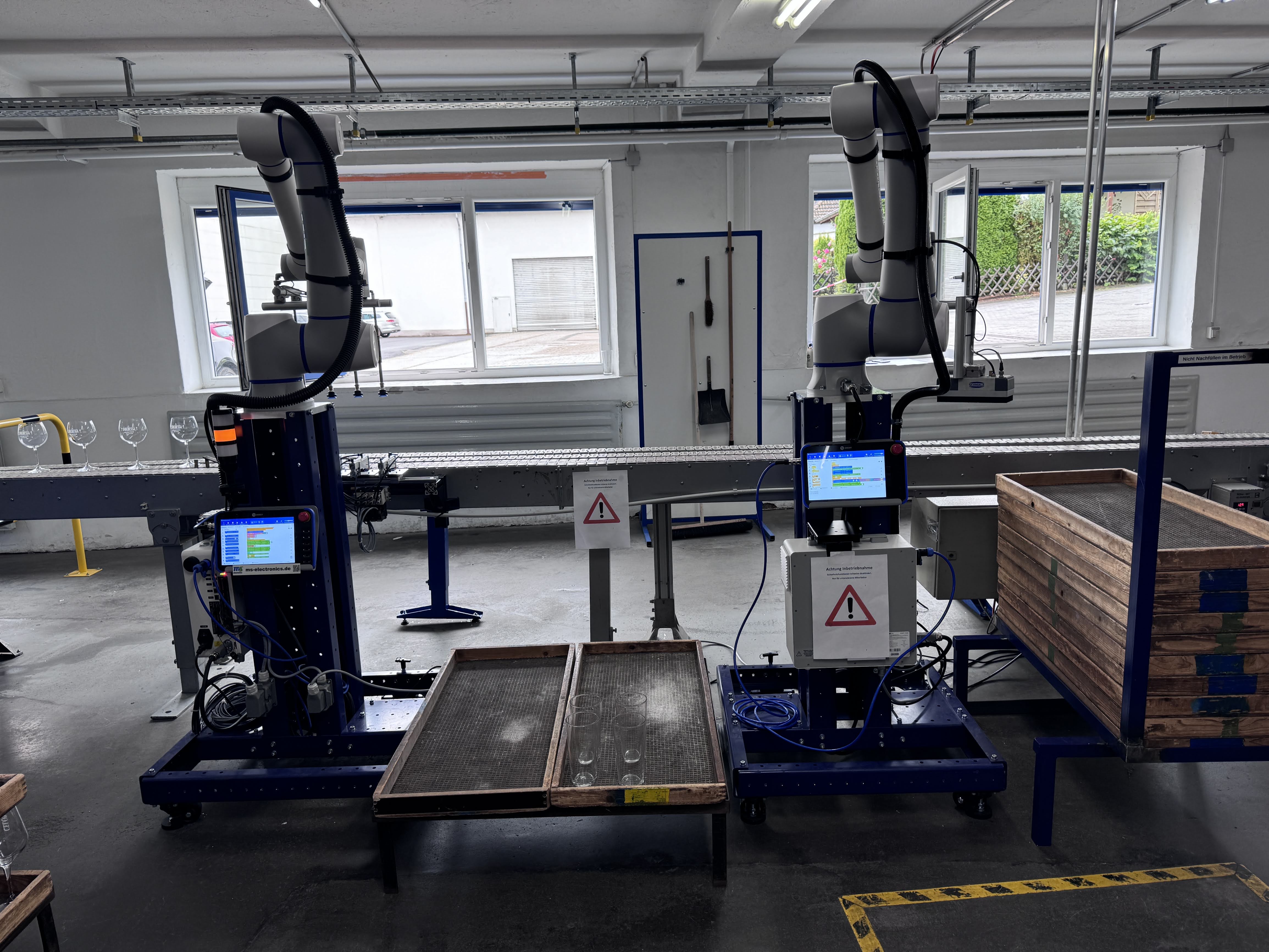Robotikzelle mit kollaborativen Robotern